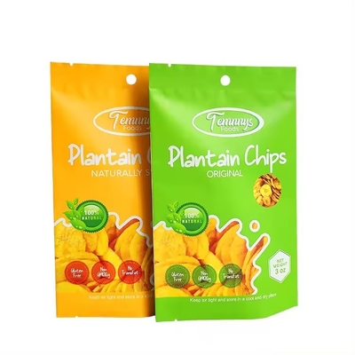 3.5 Mylar Bag Custom Printed Heat Seal Snack Banana Slices 3 боковые тепловизоры из алюминиевой фольги