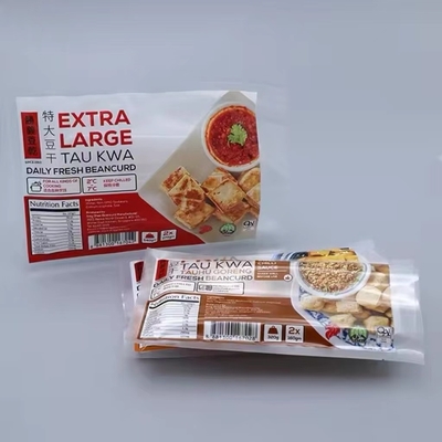 Заказ печатная упаковка пищевых продуктов Торба с трехсторонним уплотнителем Торба нейлоновая упаковка Замороженная упаковка для пищи из пельмени Морские продукты креветки