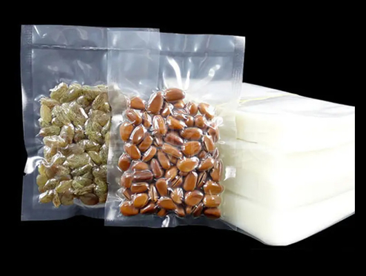 Прозрачная нейлоновая рыба прозрачная рыба морепродукты пластиковая упаковка тепловая печать вакуумные мешки