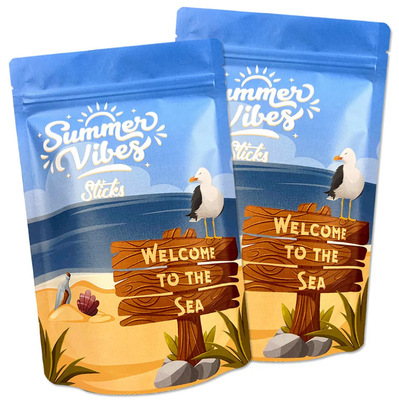 Печать пластиковых пакетов Производитель Полная печать Стоять Zip Lock Pouch Mylar Packaging Bag