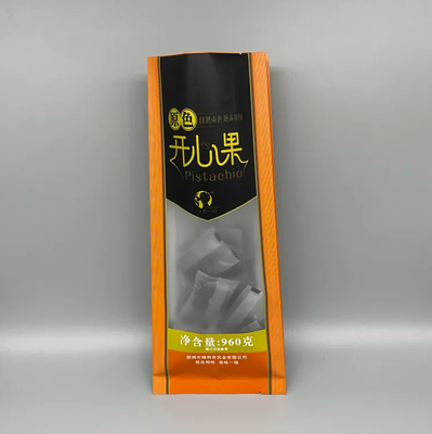 Настройка заднего уплотнения Pouch Clear Side Gusset Quad Seal Stand Up Food Nut Snack Candy Eight Side Seal Прозрачная пластиковая сумка