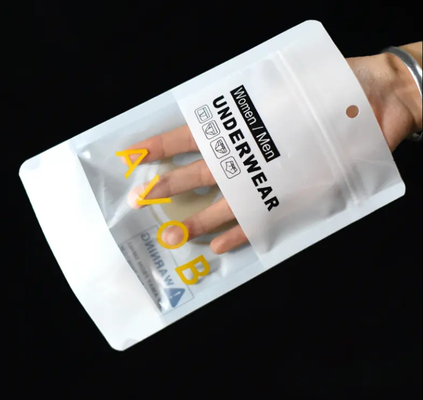 Заказные перезамыкаемые подъемные сумки нижнее белье упаковка Zip Lock Mylar сумки с прозрачным окном