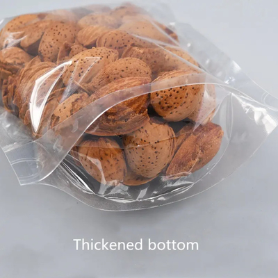 Пищевые Ziplock Прозрачный настройка печать Стоять вверх Pouch Zip Lock упаковка Пластиковый прозрачный пакет с молнией