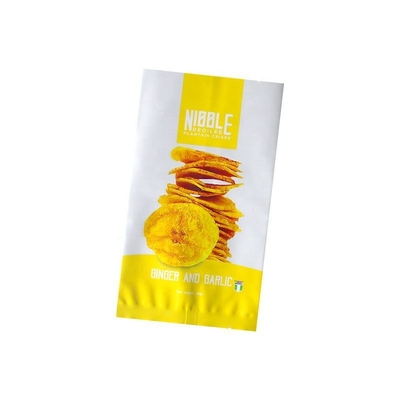 Цифровая печать на заказ Печатный полиэтиленовый мешок из алюминиевой фольги Кофейная закуска Трехсторонний запечатанный мешок Плоский мешок Задний запечатанный мешок