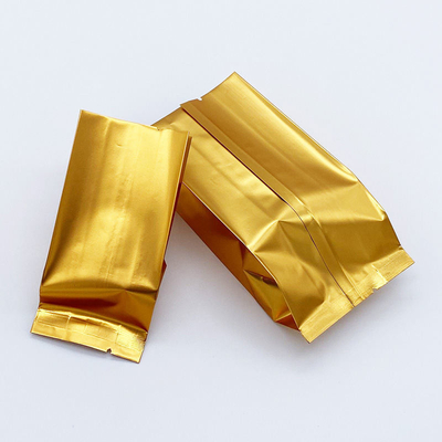 Индивидуальный логотип, боковая складка, плоское дно, пакет-саше, алюминиевая фольга, чайные пакетики с термосваркой, CPP и PE, пластиковая упаковка для пищевых продуктов