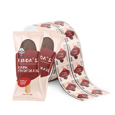 Пользовательская печать пищевой упаковки из пластиковой рулонной пленки, упаковка для мороженого, ламинированная рулонная пленка из алюминиевой фольги