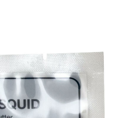 Заказ напечатанный логотип мешки с горячим уплотнением мешки с тремя сторонами замороженная упаковка продуктов питания пластиковые вакуумные мешки мясные упаковки с окном