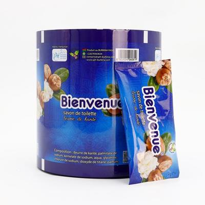 Горячая распродажа: ламинированная пленка из пищевого пластика с индивидуальной печатью для гибкой упаковки мыла