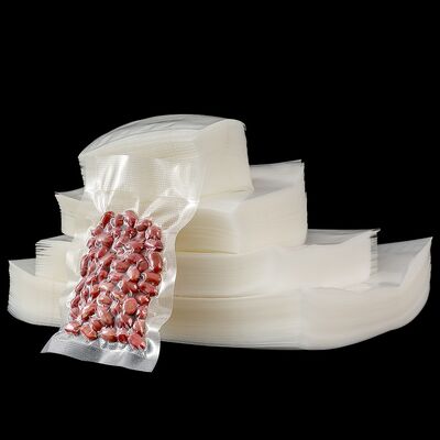 Оптовые прозрачные полиэфирные пленочные пластиковые пакеты, не содержащие BPA, пищевого класса, вакуумные пакеты, с поверхностью для глубокой печати, для упаковки мяса