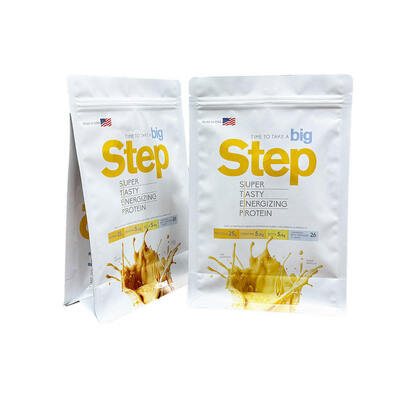 Напечатанный на заказ Stand-Up Ziplock Pouch для упаковки продуктов питания для закусок Конфеты порошок орехи Сухие специи порошки Сахар