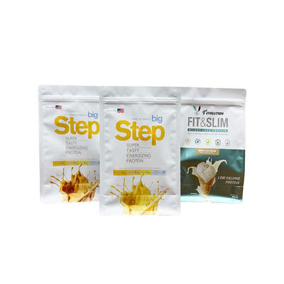 Напечатанный на заказ Stand-Up Ziplock Pouch для упаковки продуктов питания для закусок Конфеты порошок орехи Сухие специи порошки Сахар