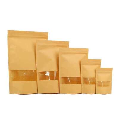Durable Laminated Stand Up Packaging Pouches With Ziplock And Spout Designed For Packaging Snacks Candy Coffee Tea Dry Food And Powder Products