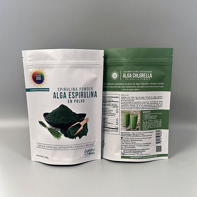 Перезамыкаемые рюкзаки для упаковки пищевых продуктов с резьбой Стоять вверх Пакет на заказ Пакет с порошком специй Пластмассовый пакет