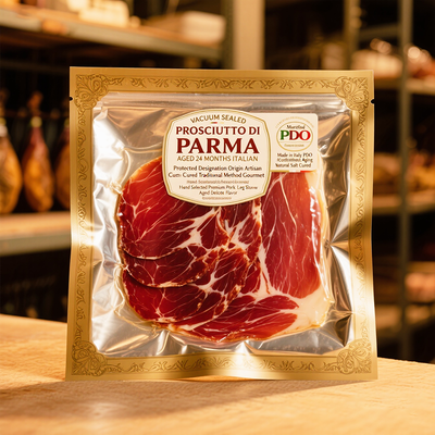 Customized Logo 3 Side Sealing Plastic Packaging Food Storage Mylar Vacuum Sealed Bags Fish Food Packaging Vacuum Bag With Logo