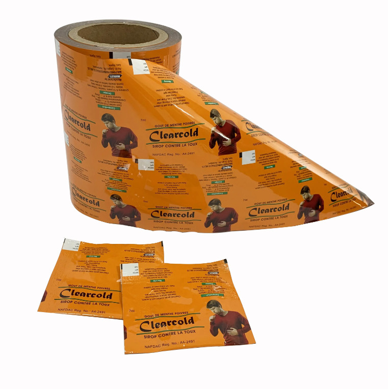 PET/AL/PE Composite Bag Composite Printing Film Roll Or Pharmaceutical Sachet Packaging Roll (ПЕТ/АЛ/ПЕ композитный мешок) Составная печатная пленка или фармацевтический пакет для упаковки