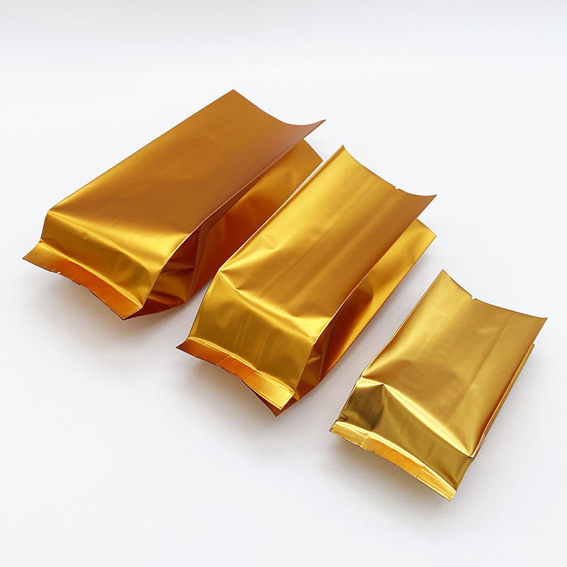 Индивидуальный логотип, боковая складка, плоское дно, пакет-саше, алюминиевая фольга, чайные пакетики с термосваркой, CPP и PE, пластиковая упаковка для пищевых продуктов