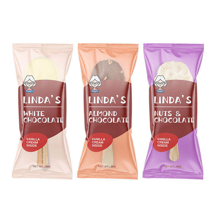 Пользовательская печать пищевой упаковки из пластиковой рулонной пленки, упаковка для мороженого, ламинированная рулонная пленка из алюминиевой фольги